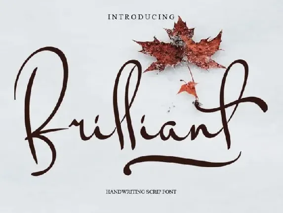 Brilliant Script font