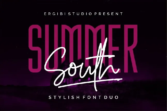 Summer South Duo font