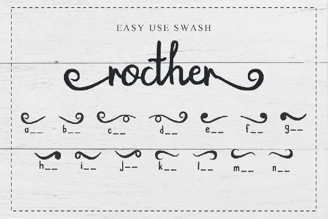 Rocther Script font