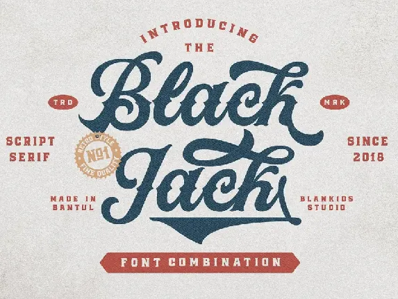 Black Jack font