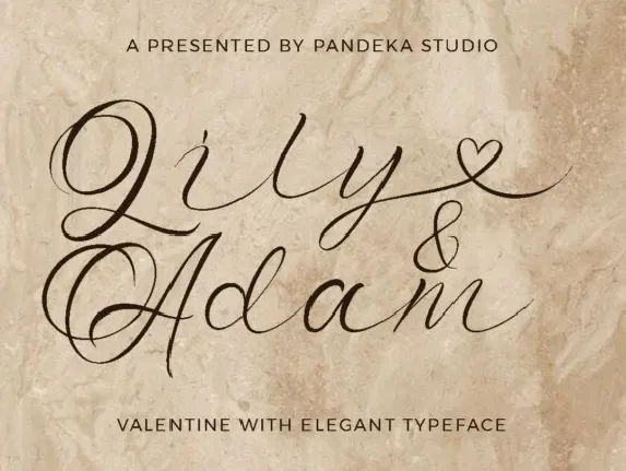 Lily Adam font