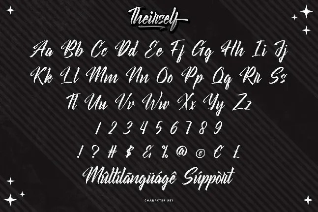 Theirself font