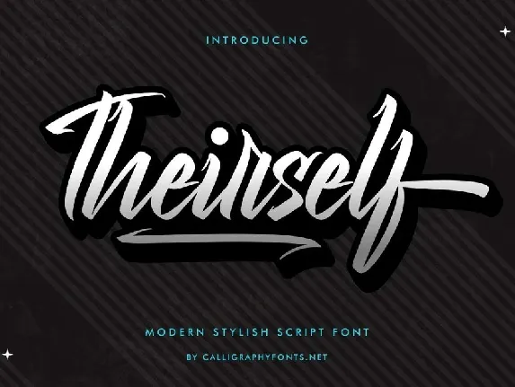 Theirself font