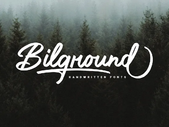 Bilground font