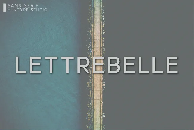 Lettrebelle font