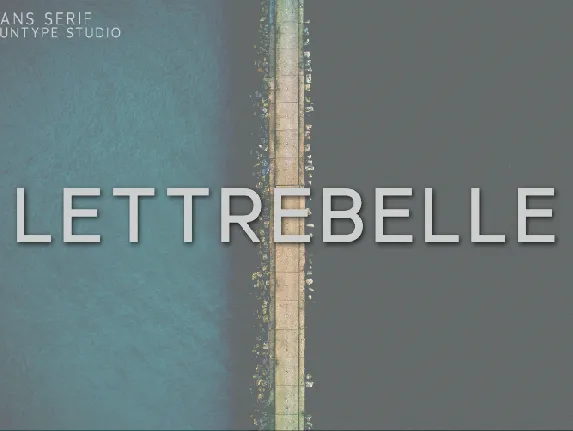 Lettrebelle font