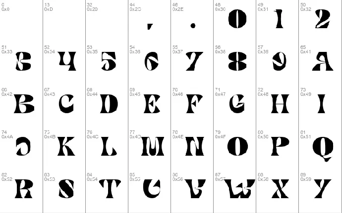 Bournue font