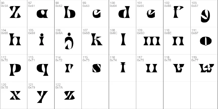 Bournue font