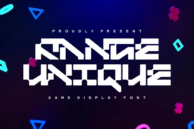 Range Unique Demo font