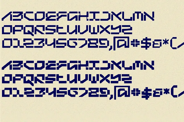 Range Unique Demo font