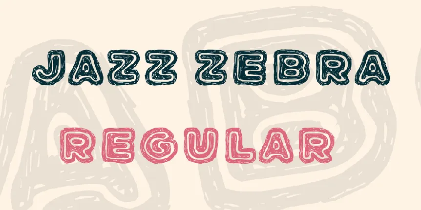 Jazz Zebra font