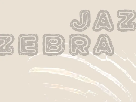 Jazz Zebra font