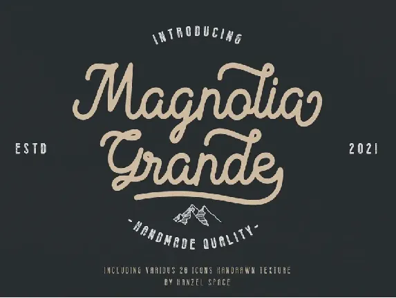 Magnolia Grande Script font