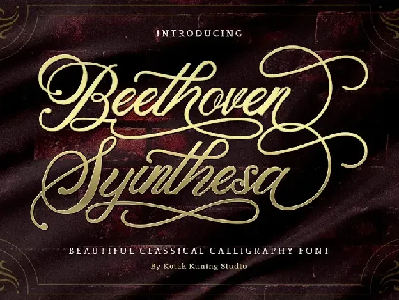 Beethoven Syinthesa font