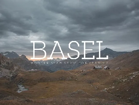 Basel Slab Family font