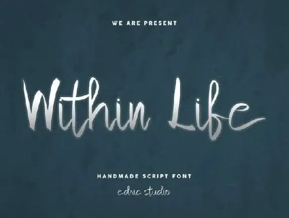 Within Life Handmade Script font