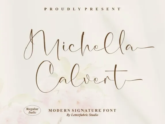 Michella Calvert font