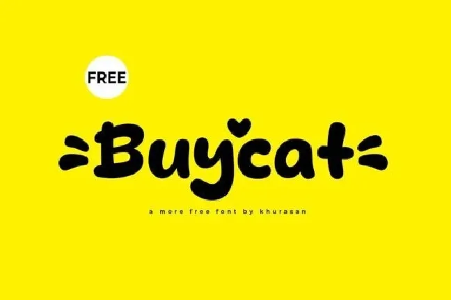 Buycat font