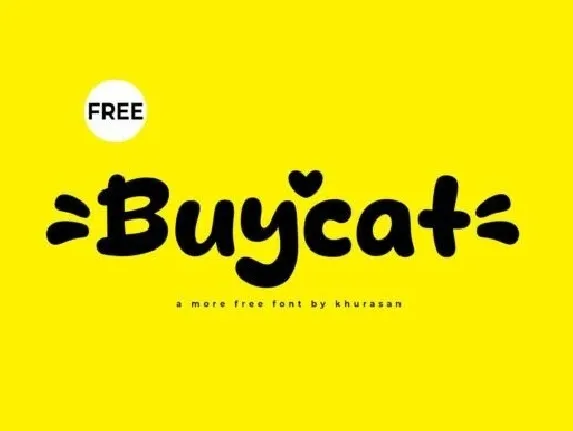 Buycat font