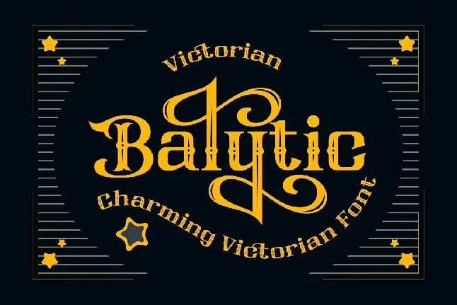 Balytic font