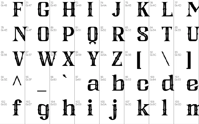 Balytic font