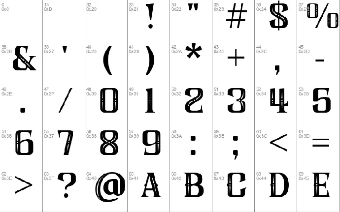 Balytic font