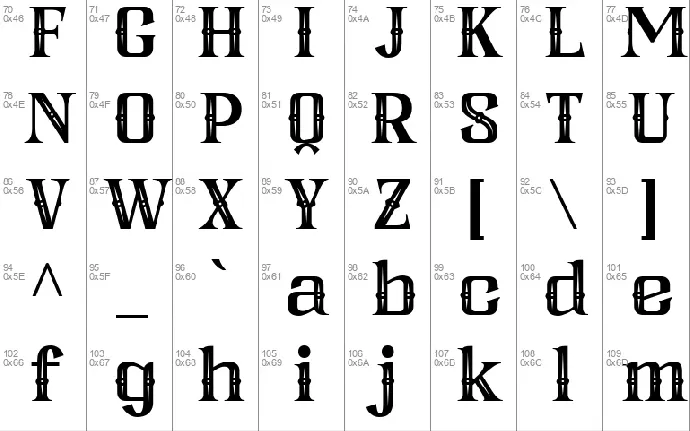 Balytic font