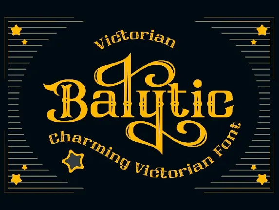 Balytic font