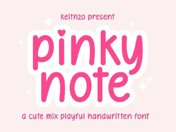 Pinky Note font