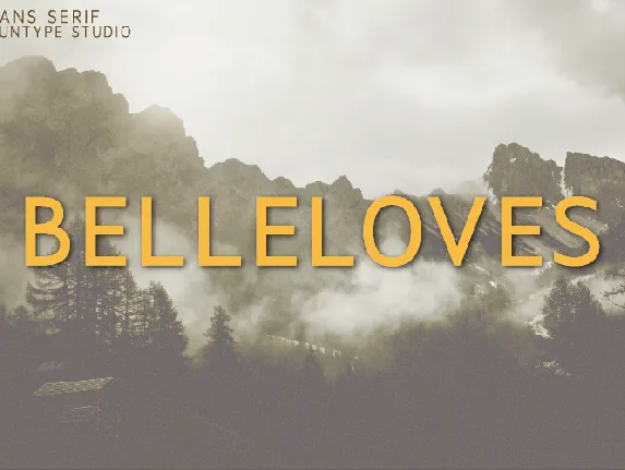 Belleloves font