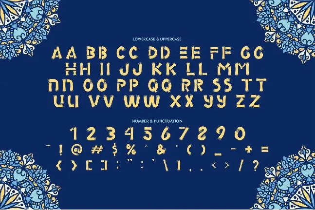 Scarf Bandana font