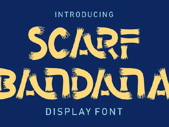 Scarf Bandana font