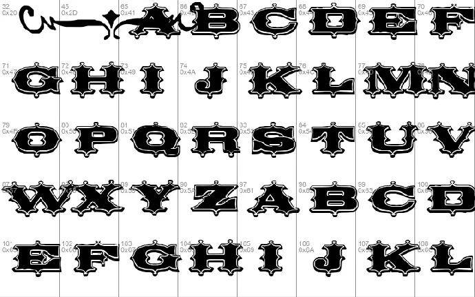 Circus Ornate font