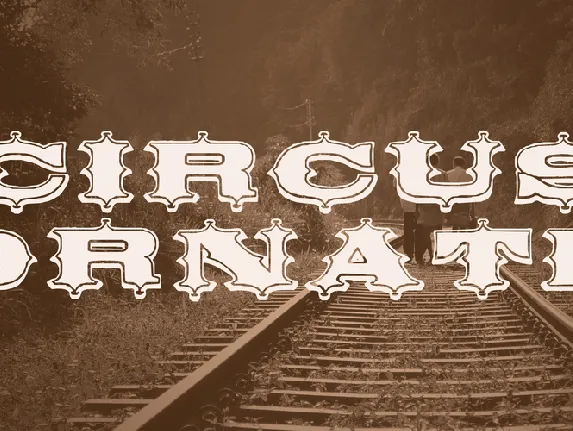 Circus Ornate font