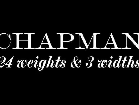 Chapman Family font