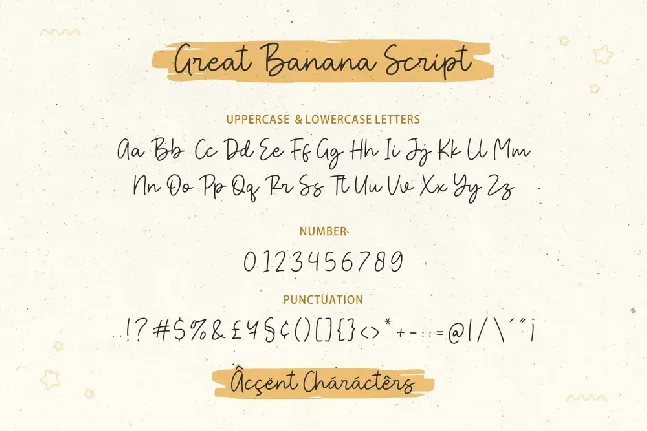 Great Banana Duo font