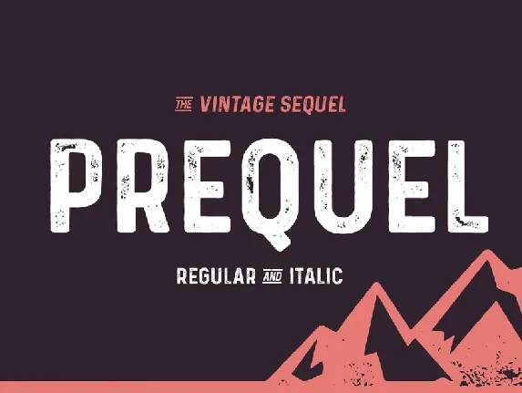 Prequel Typeface font