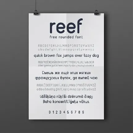 Reef font