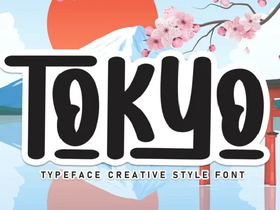 Tokyo Display font