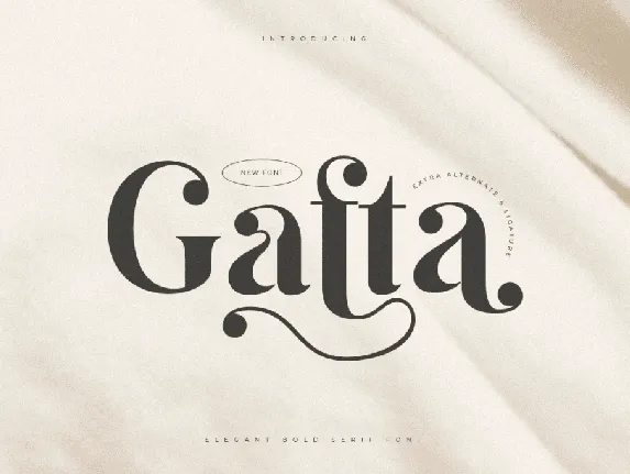 Gafta font