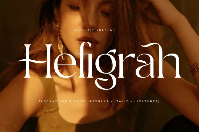 Hefigrah Typeface font