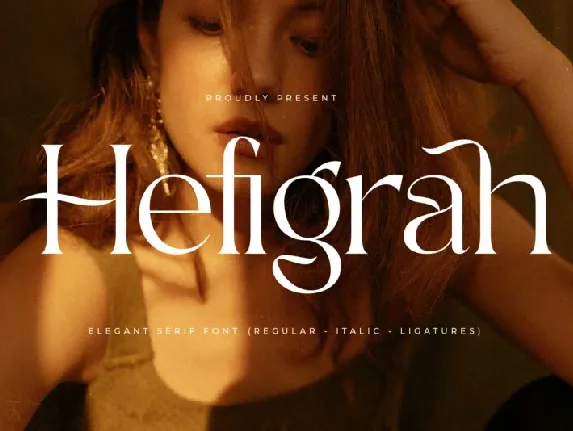 Hefigrah Typeface font