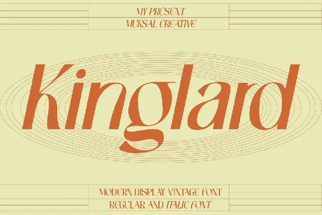 Kinglard font