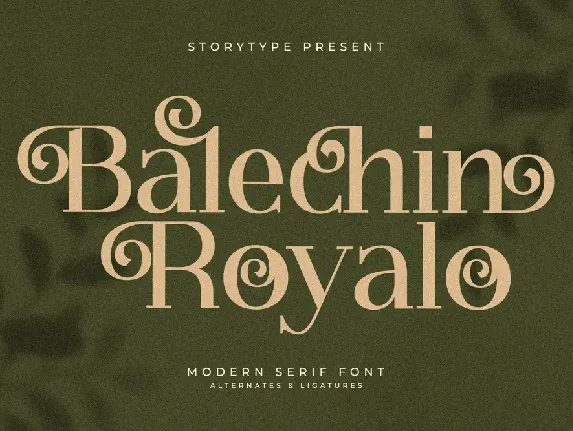 Balechin Royalo font