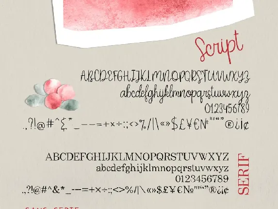 Cranberry Jam font