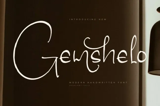 Gemshelo font