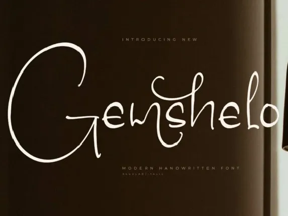 Gemshelo font