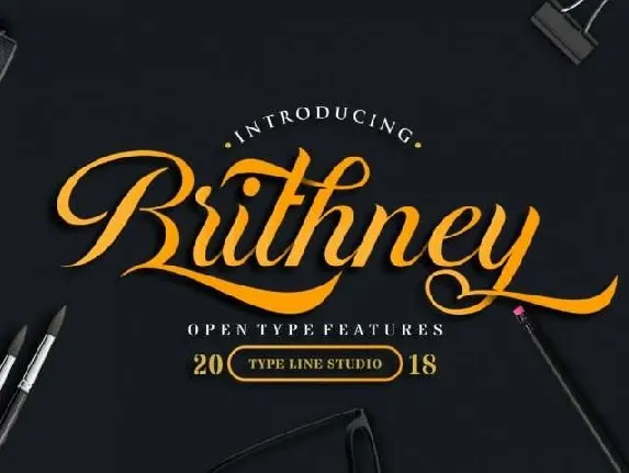 Brithney font