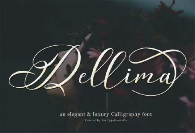 Dellima font