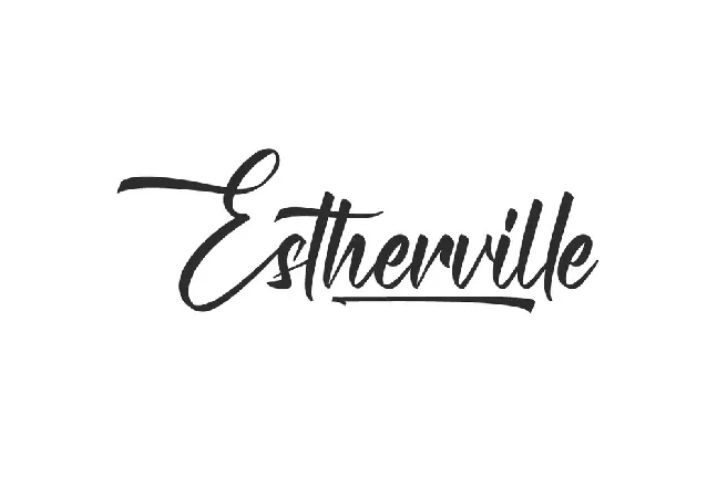 Estherville Demo font